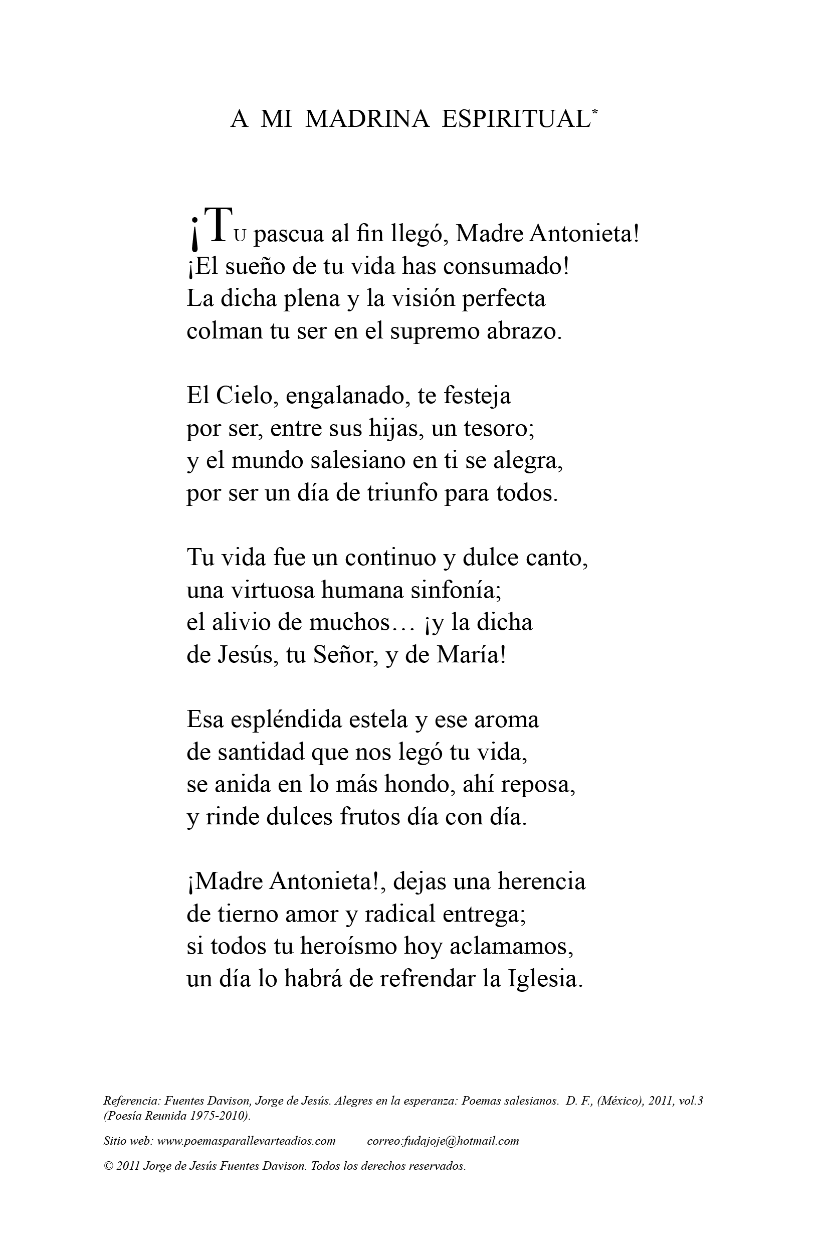 P. Jorge de Jesús Fuentes Davison